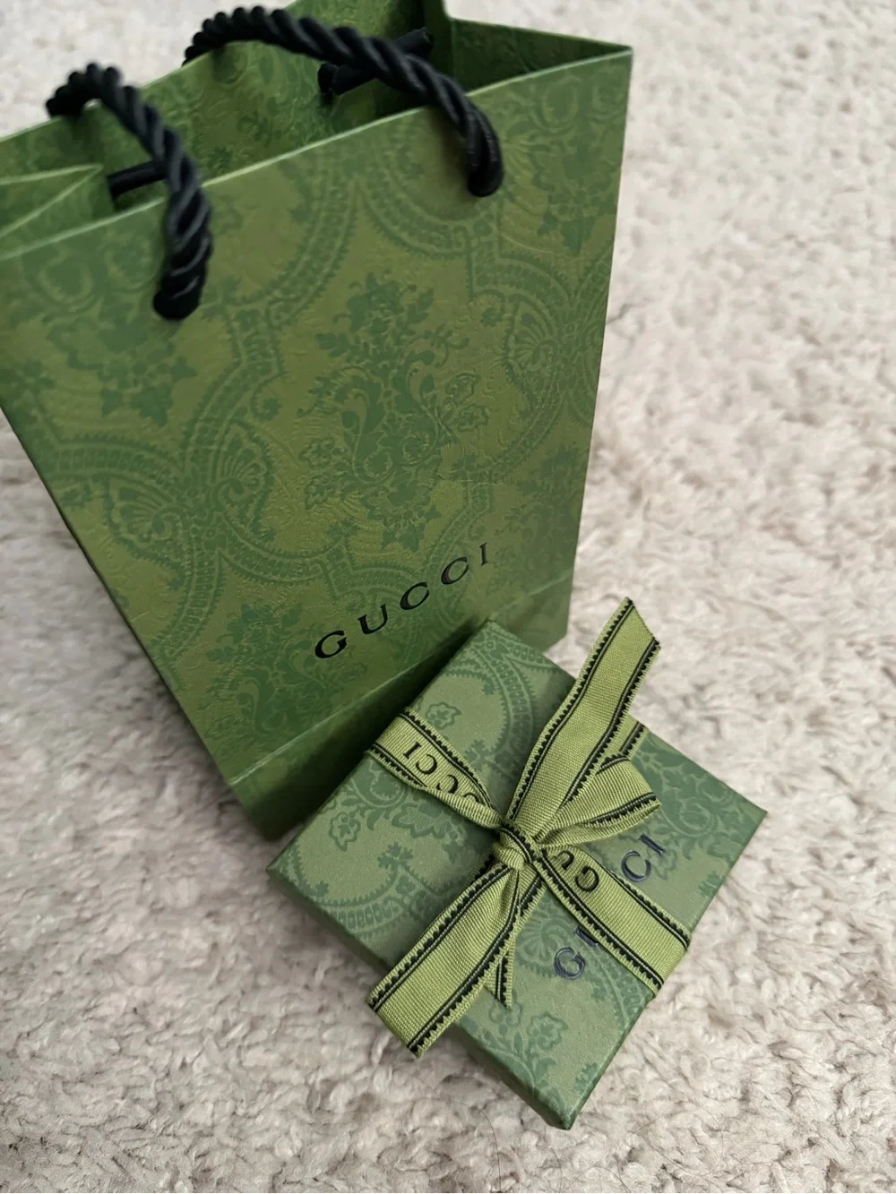 Authentic Gucci Garden Feline Head Malachite Ring 925 Ring Size 8 – New with Box